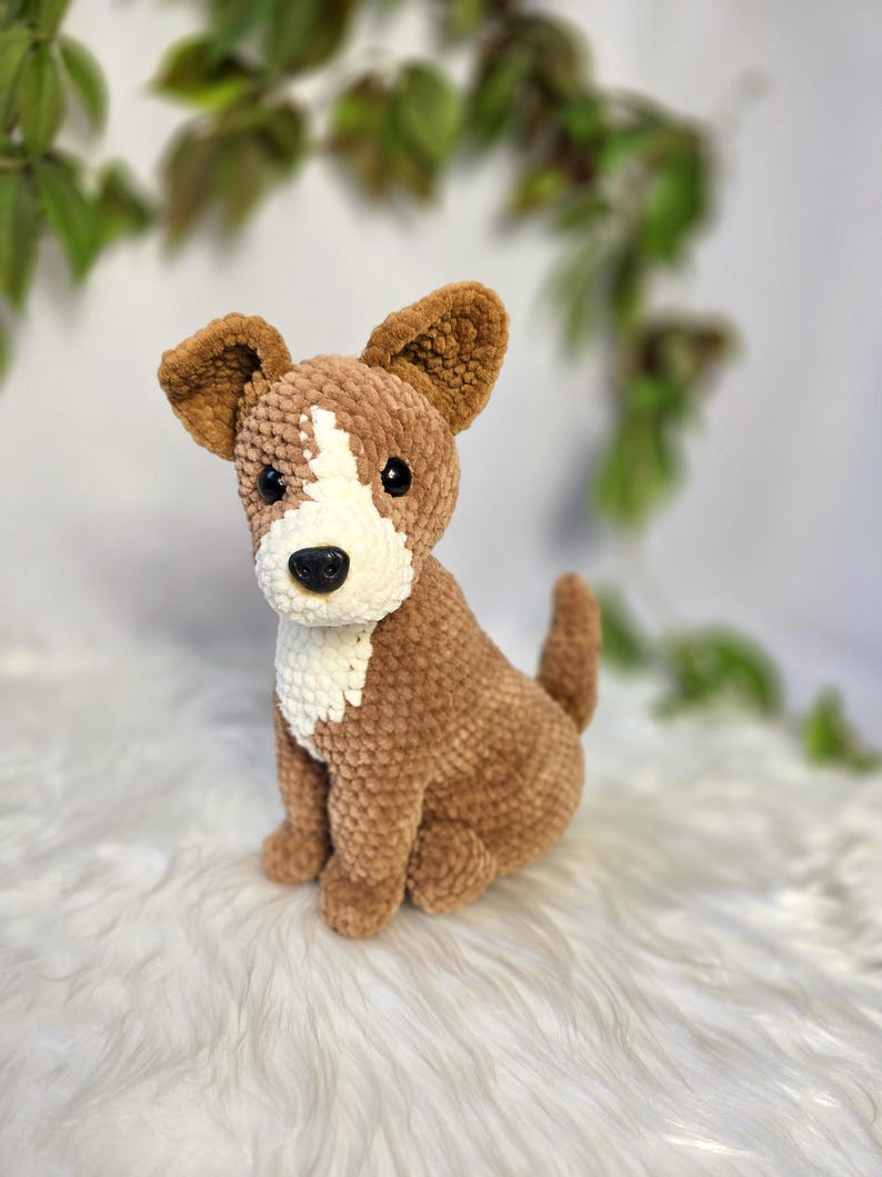 Crochet Dog Pattern: Amigurumi Puppy doggie Soft Toy image 7
