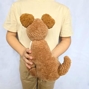 Crochet Dog Pattern: Amigurumi Puppy doggie Soft Toy image 4