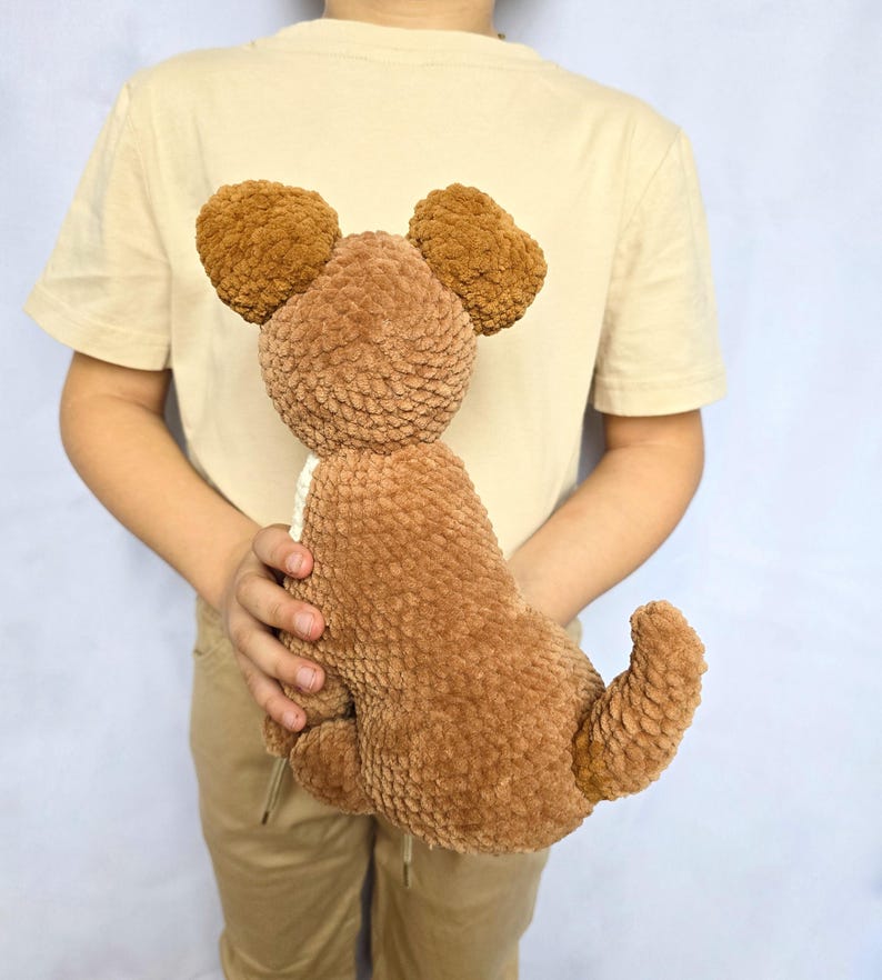 Crochet Dog Pattern: Amigurumi Puppy doggie Soft Toy image 4
