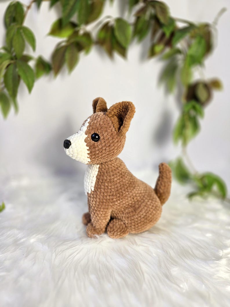 Crochet Dog Pattern: Amigurumi Puppy doggie Soft Toy image 8