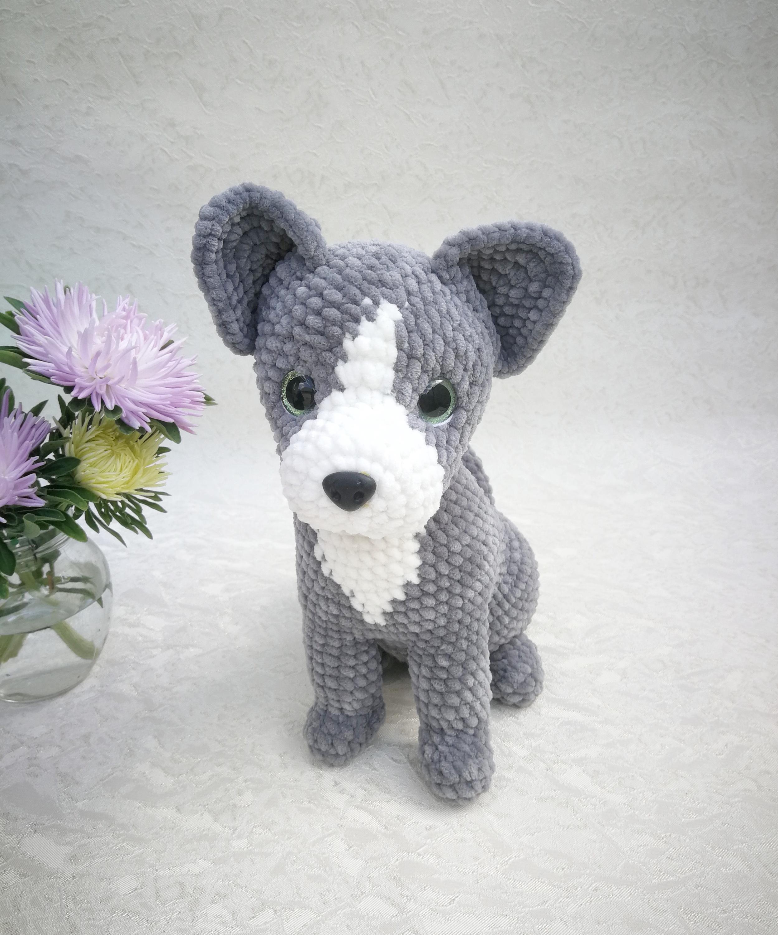 Pattern Crochet Dog Pattern Toy Dog Amigurumi Doggie Crochet Puppy