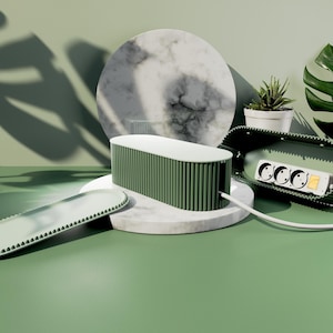 Caja organizadora de cables y regletas de enchufes: archivo para impresora 3D