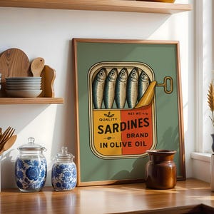 Retro Wall Art Print Quirky Eclectic Decor
