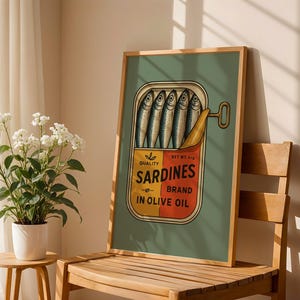 Quirky Home Decor Gift Retro Fish Wall Print