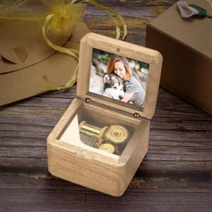 Custom Music Box Custom | Classical Anime Heart Music Box | BTS Couples gift Music Box | Wooden Engraved Music Themed Box Gift for wife