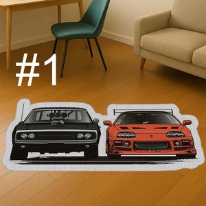 Car Rug, Jdm Rug, Runner Rug, Tufted Rug, Retro Rug, Cinema Rug, Nursery Rug, Area Rug, Jdm Decor, Movie Rug, Gift For Him, Gaming Rug, Boho