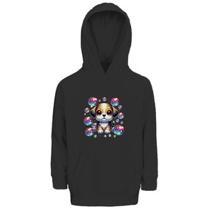 Kids Premium Organic Hoodie T-Shirt Unisex Dog