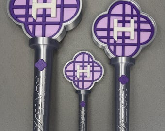 K-Pop Demon Hunters Huntrix Light Wand – 12",  10" or 7" | Silver, Purple & White | Cosplay Wand  | Cosplay Accessory/Con Prop | Party Pack