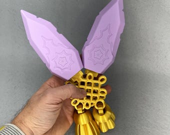 Zoey’s Shin-Kal Dagger | 10.5" Cosplay Knife Prop | K-Pop Demon Hunter Blade Costume Weapon | Kpop Inspired Cosplay Accessory