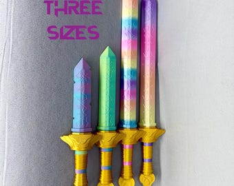 Rumi Sword | Medium, Large, Extra Large Cosplay Prop | K-Pop: Demon Hunters Inspired | Guaranteed Unique, One-of-a-Kind Rumi Weapon Replica