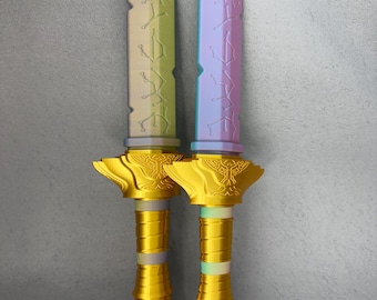 Rumi Sword | 15" Cosplay Prop | K-Pop: Demon Hunters Inspired | Guaranteed Unique, One-of-a-Kind Rumi Weapon Replica