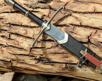 Hand-Forged Aragorn Ranger Sword: 1075 High Carbon Steel with Wall Plaque