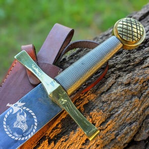 Excalibur Sword of King Arthur, Merlin Excalibur Sword, Handmade Medieval Sword, Decor Sword,Wall Hanging Birthday Gift, Groomsmen Gifts