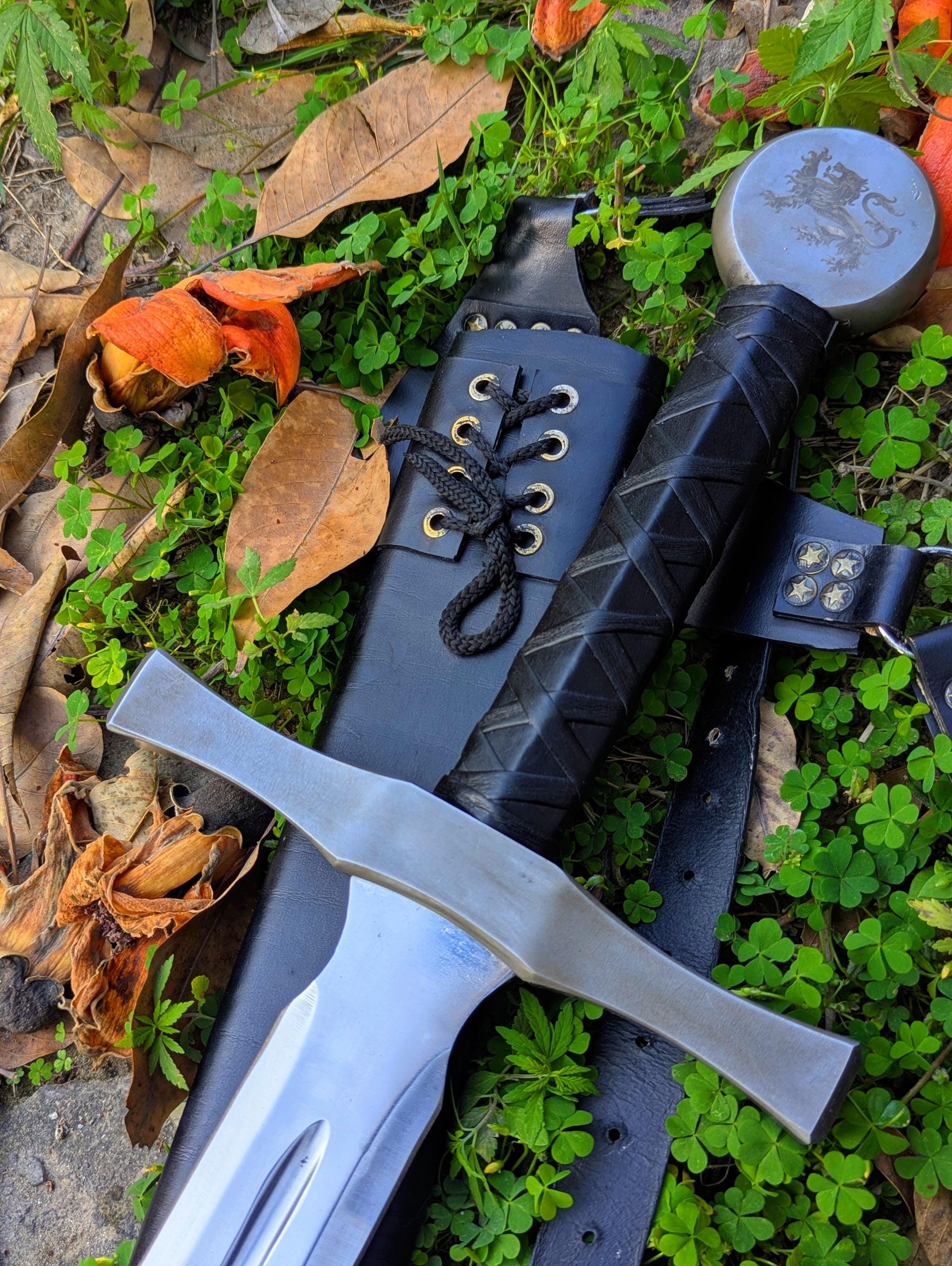 Hand-forged Crusader Longsword: 42