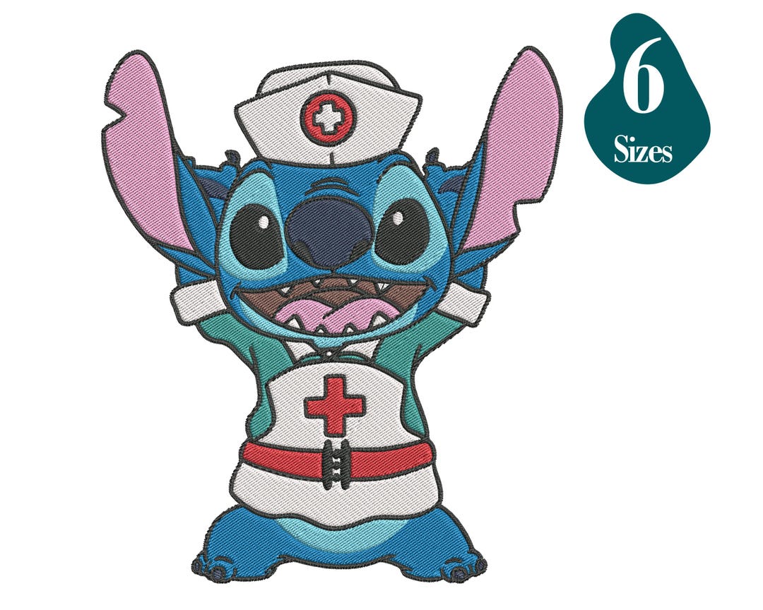 Stitch Doctor Embroidery Design: 6 Sizes (instant Download) - Etsy