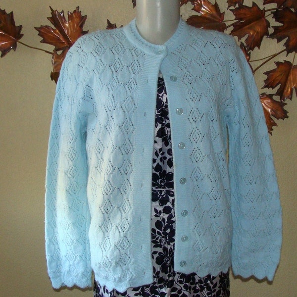 Baby Blue Cardigan Etsy
