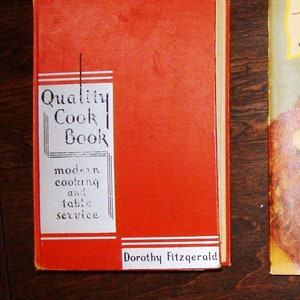 2 1930s Antique Cookbooks Quality Cook Book Modern Cooking - Etsy