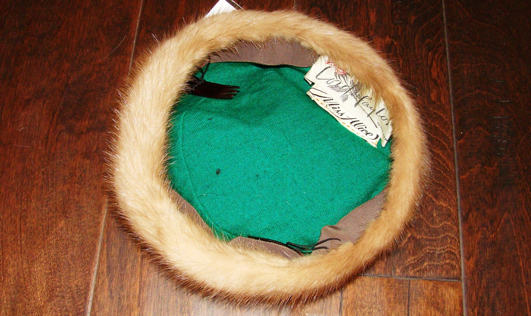 Vintage 1960s Miss Alice for Lord&Taylor Brown Rabbit Fur Pillbox Hat RN 137110 Miss Alice for Lord & Taylor // Vintage Soft Chocolate Mink  main image 3