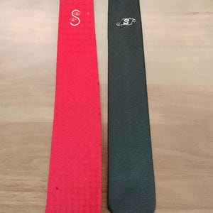 cravatta vintage con monogramma S