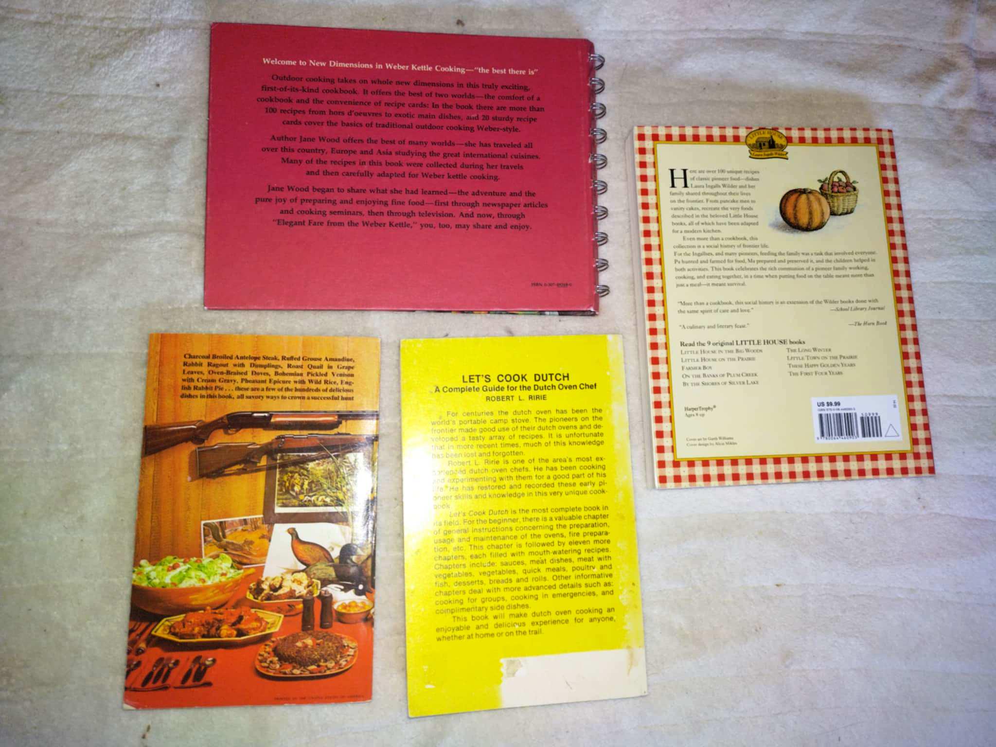 Autographed Elegant Fare Weber Kettle Outdoor Cooking 1970's Wild Game ...