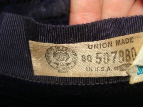 Andrea Fashions Vintage Union Label USA Made Turb… - image 4