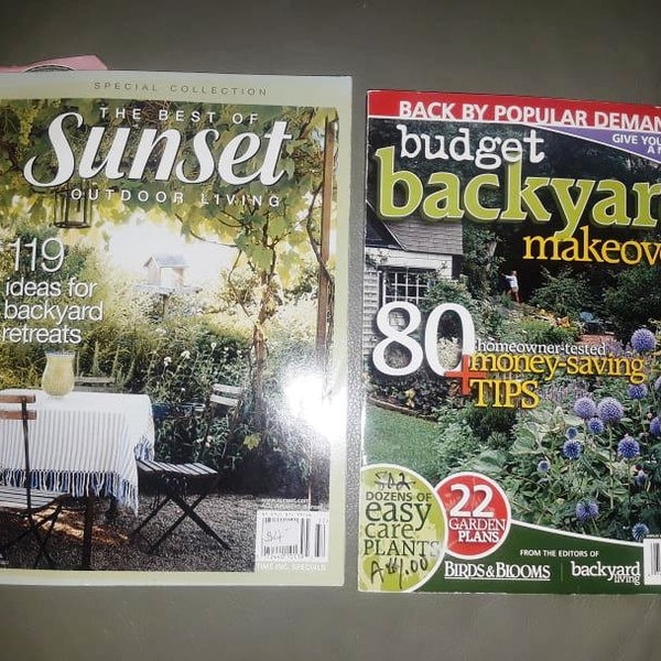 Outdoor Living Books Best of Sunset 119 Ideas for Backyard Retreats or Budget Yard Makeovers Birds Blooms Garden Plant Care Gather Relax