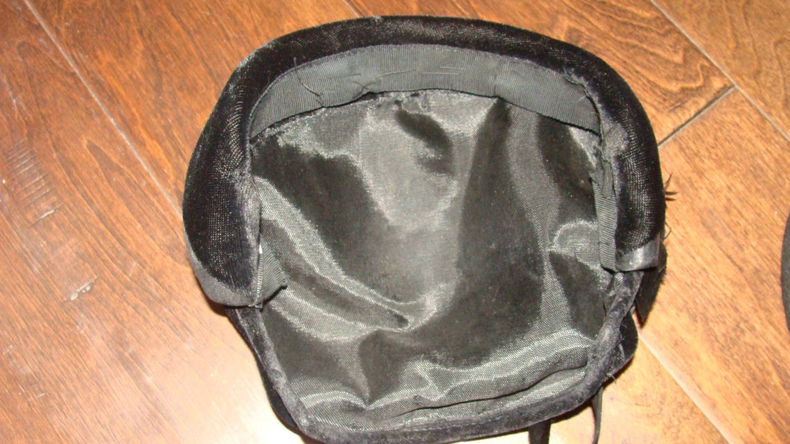 Jazzy 5060's Skull Cap Black Velvet Beatnik Noir Etsy Canada