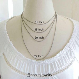 Titanium ketting met platte schakelkabel, ketting van puur titanium, 1,8 mm fijne nikkelvrije ketting met gevoelige huid Voeg je eigen hanger toe afbeelding 7