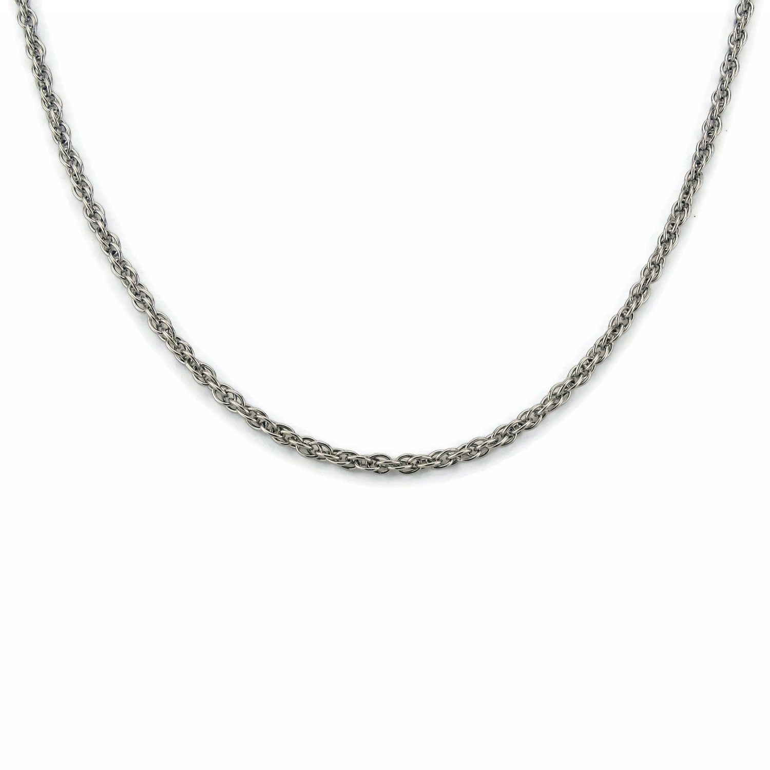 Nickel free silver chain clearance