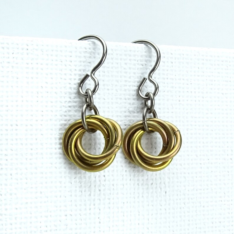 rose gold earrings for sensitive ears