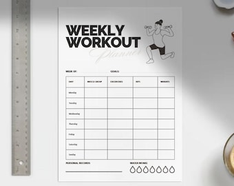 Weekly Workout Planner