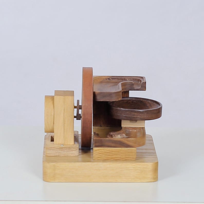 Handmade Machine Handmade Wooden Marble Machine | DIY Kinetic Rolling Ball Toy | STEM ...