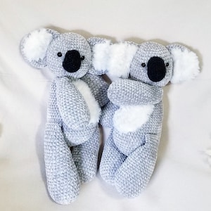 Koala CROCHET PATTERN, Kiwi the Koala, Cute Koala Amigurumi Crochet Pattern PDF, Koala Pattern, Crochet Koala, Koala Plushie, Koala Lovey