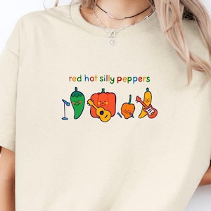 Red Hot Silly Peppers Shirt, Trending Unisex T-Shirt, Einzigartiges Shirt Geschenk, lustiges Geschenk, lustige T-Shirts, lustiges grafisches T-Shirt, trendiges Tshirt
