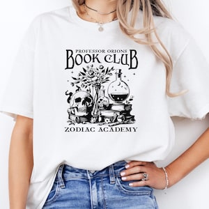 Zodiac Academy Shirt, Professor Orion Book Club Tee, Fantasy Reader, Book Lover Gift for Her, Bookworm Merch