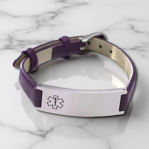 Medical Alert ID Bracelet Women, Medical Bracelet, Medical Alert Bracelet,ICE bracelet, Allergy Bracelet,Medical Alert ID Engraved, Mom gift