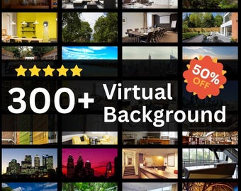 300+ Virtual Backgrounds Full and Ultra HD, 7 Bundles, Zoom virtual backgrounds, Virtual backgrounds office, Office virtual backgrounds