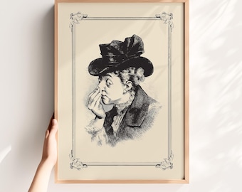Arte engraçada e fedorenta para banheiro - pôster humorístico vintage para banheiro de hóspedes (impressão digital)