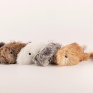 Natural Rabbit Fur Mouse with Rattle Ball