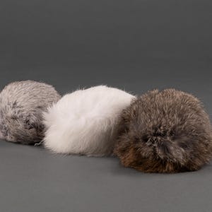 Soft Real Rabbit Fur Ball for Cat, Kitty and Kitten