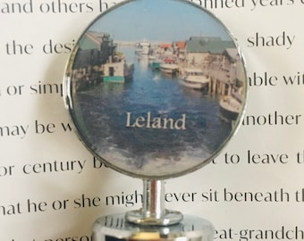 Leland’s Fish Town - Photo Wine Stopper