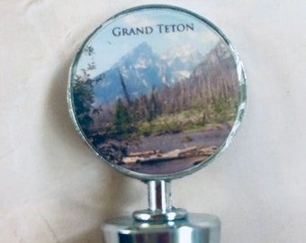 Grand Tetons - Photo Wine Stopper