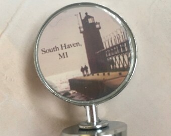 South Haven Lighthouse -  Photo Wine Stopper