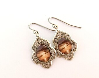Bridgman's Weko Beach - Vintage Photograph Earrings