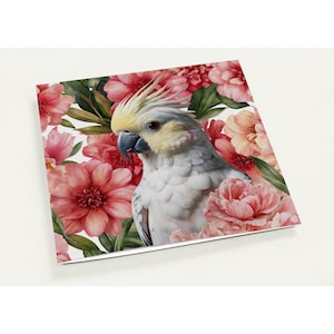 Cards "Flower Bird"