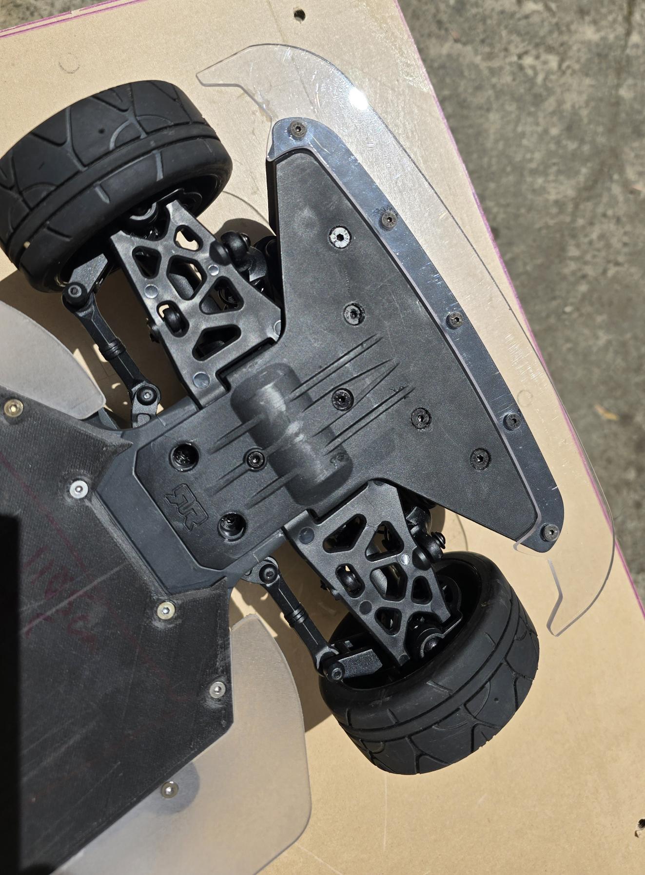 ARRMA Infraction 3s BLX/V3 MEGA Front Splitter – Bamboo Bros – 1:8 Scale ABS