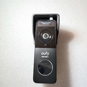Eufy 1080p Slim Wireless Video Doorbell Wall Mount with Cutout for USB cable - Hood - USB Spacer - Wedge
