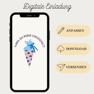 Invitación a la inscripción escolar | Tarjeta electrónica digital personalizada en diseño de acuarela | Invitación de WhatsApp primer día de clases | Tarjeta para el inicio del curso escolar