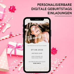 Verjaardagsuitnodiging voor de 30e verjaardag | Ik word 30! | Uitnodiging voor feest met muziek | digitale eCard | Gefeliciteerd | WhatsApp-kaart