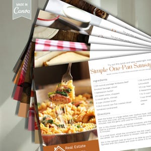 12-monatige Rezept-Mailer | Grundbesitz Postkarten | Rezept Postkarten | Makramee Sendungen | Verkauf von Objekten